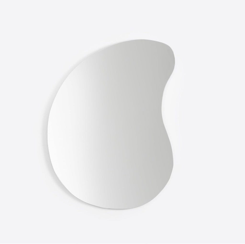 ORAL LED Backlit Mirror – Organic Bean Curved Frameless Mirror with Soft Light - DOL