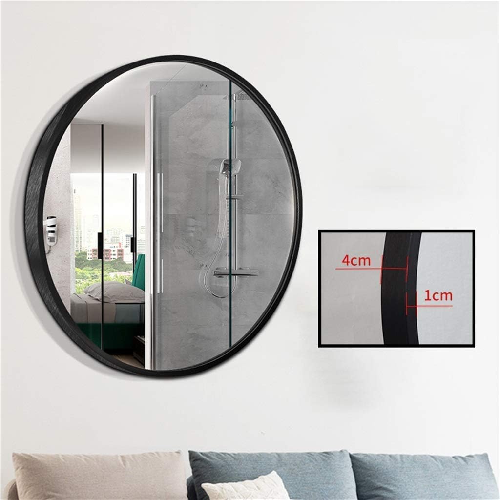 CIRCULARIS Deep-Rim Wall Mirror – Aluminum Alloy Framed Accent Mirror