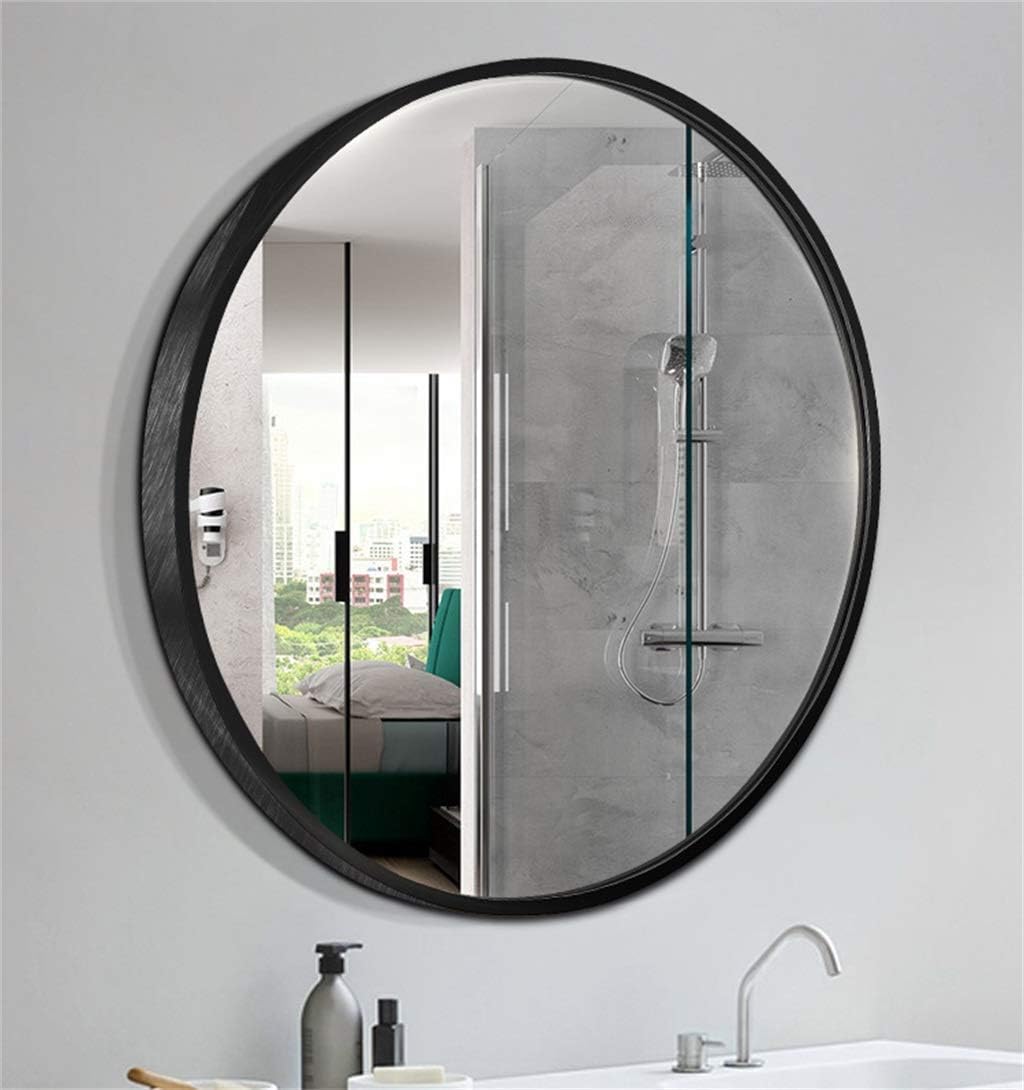 CIRCULARIS Deep-Rim Wall Mirror – Aluminum Alloy Framed Accent Mirror