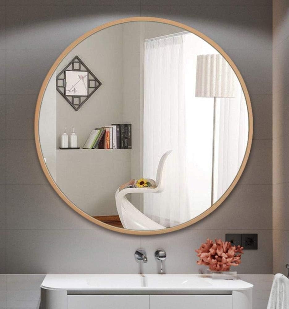CIRCULARIS Deep-Rim Wall Mirror – Aluminum Alloy Framed Accent Mirror