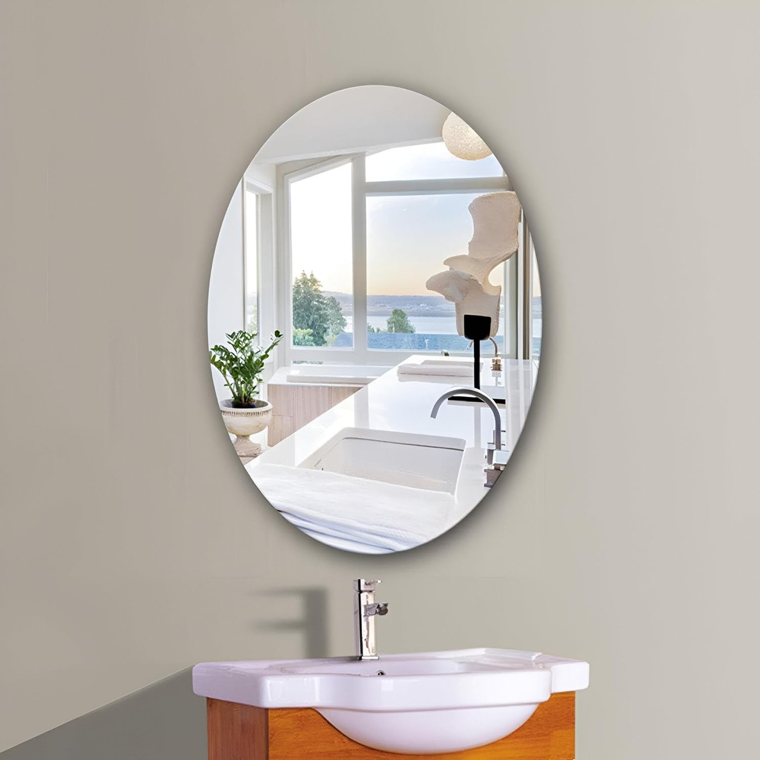 Oval Shape Mirror