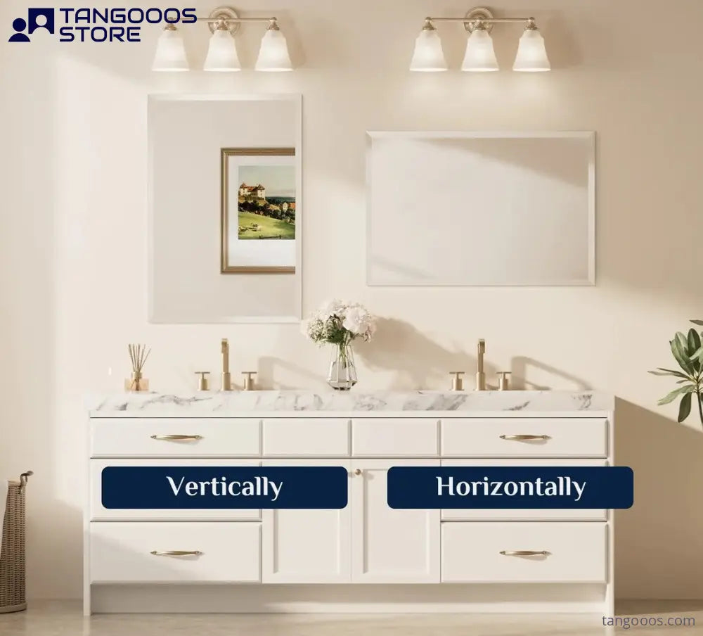 BEVELIA Rectangular Bevelled Mirror – Frameless Vanity 6mm Mirror with Elegant 3cm Slanted Bevelled Edge Mounts
