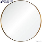 CIRCULARIS Deep-Rim Wall Mirror – Aluminium Alloy Framed Accent 4mm Mirror - Wall Mirror