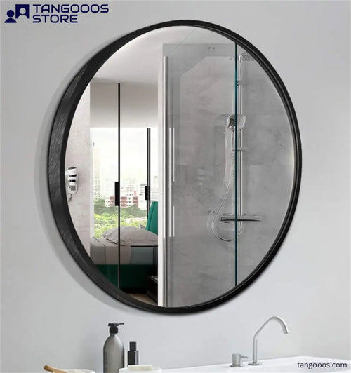 CIRCULARIS Deep-Rim Wall Mirror – Aluminium Alloy Framed Accent 4mm Mirror - Wall Mirror