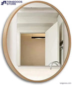 CIRCULARIS Deep-Rim Wall Mirror – Aluminium Alloy Framed Accent 4mm Mirror - Wall Mirror