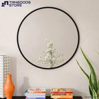 CIRCULARIS Deep-Rim Wall Mirror – Aluminium Alloy Framed Accent 4mm Mirror - Wall Mirror