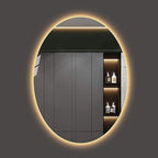 Oval Mirror Back LED Warm