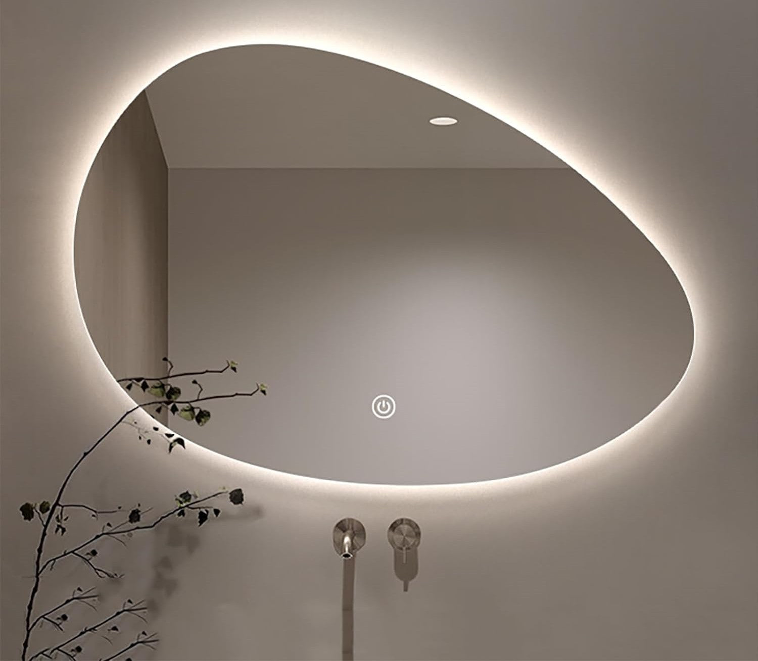 Egg Shape Mirror Tri-color