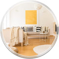 Clear Round Mirror with 2 cm Beveled edge (80 cm, 6mm)